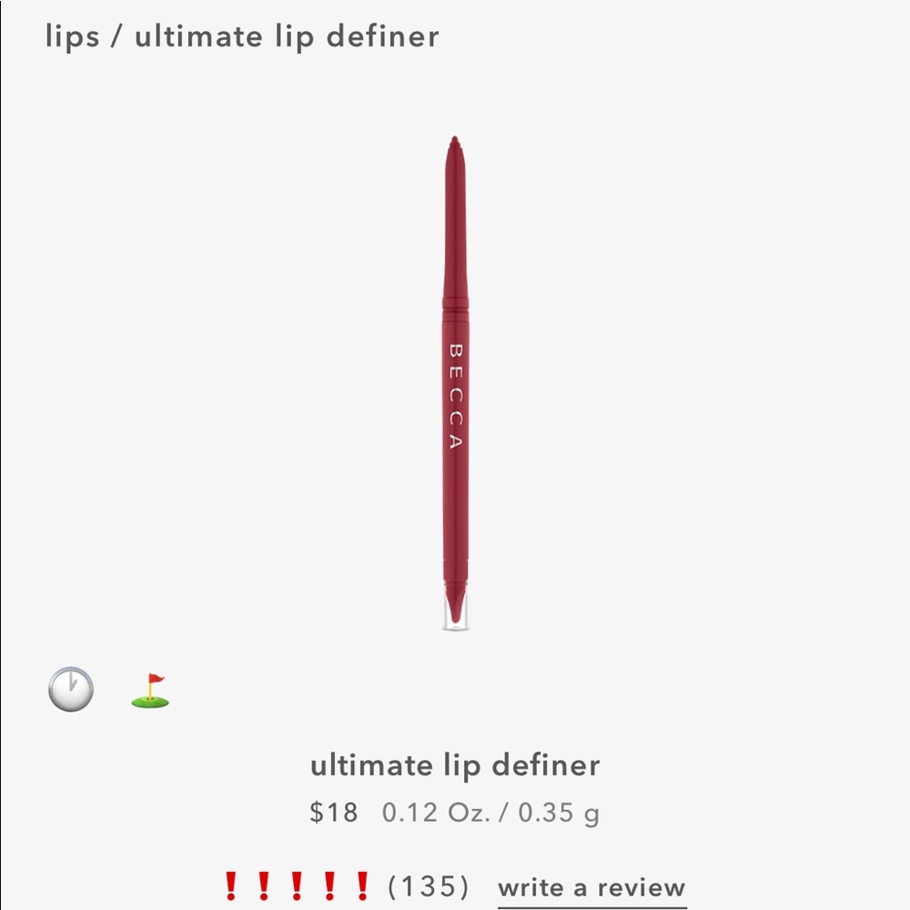 Becca Ultimate Lip Definer in Mystery